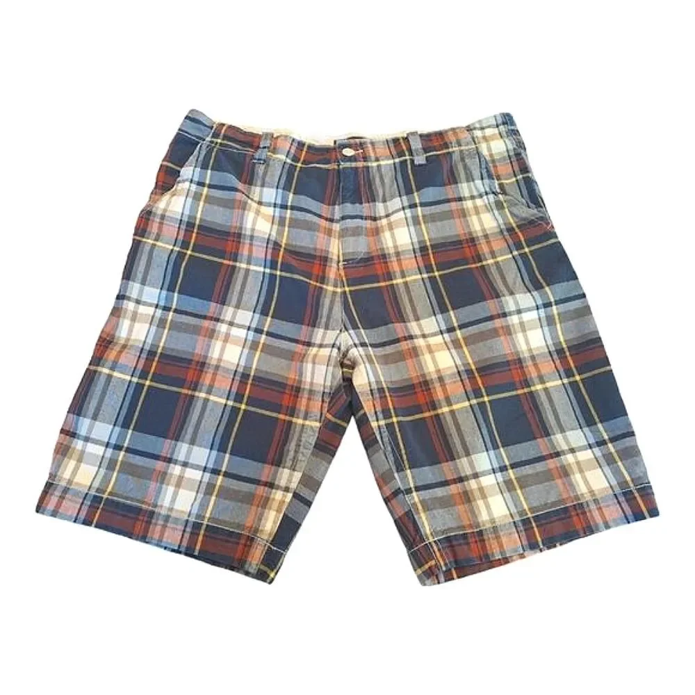 Old Navy Plaid Shorts Cotton Men's size 40 Preppy Cruise Golf 12